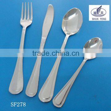 stainless steel flatware