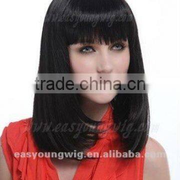 Fashion natural hair wigs ,synthetic full lace hair styles wigs manufacture in China