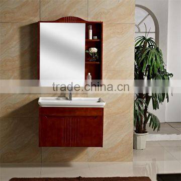 1078 Wall mounted corner bathroom mirror cabinet