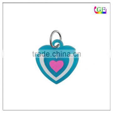 Custom print brand soft pvc rubber charms