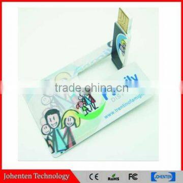 Hot Sell Credit Card Popular Usb Business Card Shape Usb Memory Stick 4gb With Logo Printing photo-6