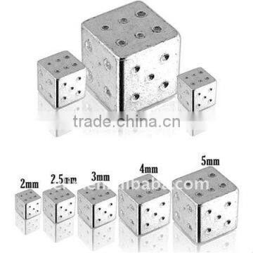 316L Surgical Steel Dice piercing accessories