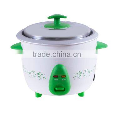 1L Drum rice cooker with green flower