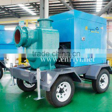 High Speed Running Diesel Engine Pump Unit With Trailer Type 280m3/h photo-3