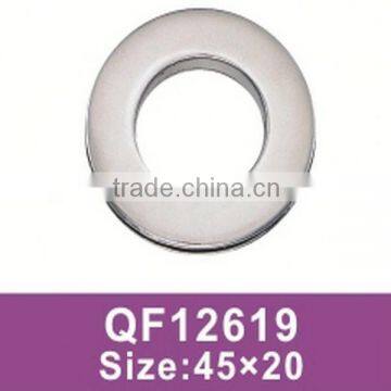QF12619 silver high quality metal eyelet for bag or shoes