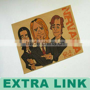 Kraft paper poster printing