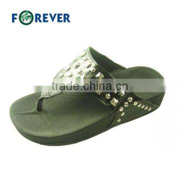 2013 rivet TPR high heel ladies sandal