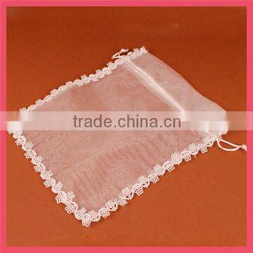 2014 nice quality new products transparent jewelry organza bags