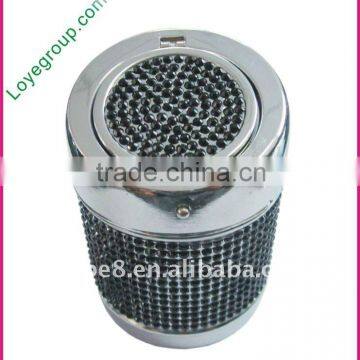 2011 New style Crystal rhinestone ashtray table ashtray Garbage bin ashtray