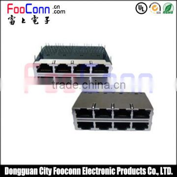 Dongguan manufacturers supply 8 port rj45 connector