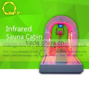 2015Hot selling Far Infrared Ray SPA Capusle With Exercise Bicycle Fitness Beauty Machine