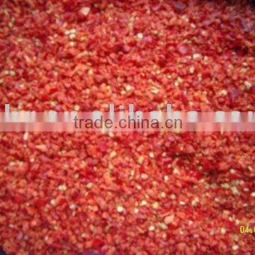 New Crop fresh frozen red pepper diced