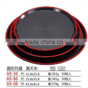 Plastic serving tray for cafe, bar, hotel etc.
