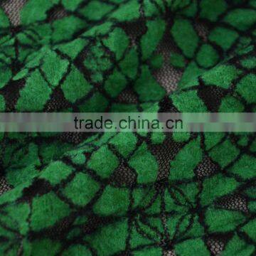 Two Color mi Brushed Spande African Lace Fabrics photo-2