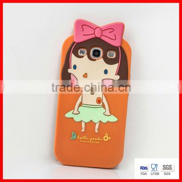 girl shape silicone phone cases