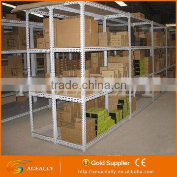 Aceally Slotted Angle Shelving Rack , Light Duty Boltless Rivet Shelf Rack photo-5