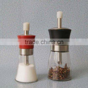 high quality clear glass spice bottle