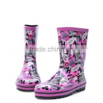 Custom Cheap Wholesale Fashion Rain Boots Girl Rubber Rain Boot photo-5