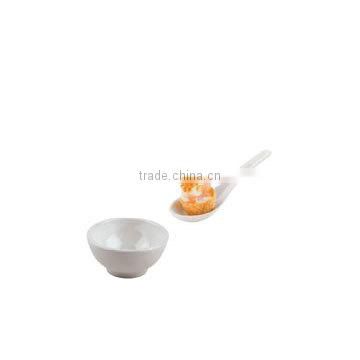 melamine Round bowl and Party spoon