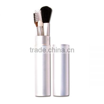 Aluminium Barrel Make Up Brush set