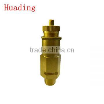 brass safety valve .10-20kgs pressure ,M1/4".3/8"1/2".for air compressor NPT