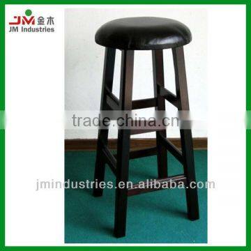 High Quality KD Wood Bar Stool&High Chair with Soft Cushion