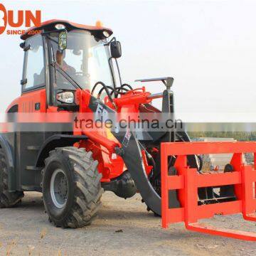 Qingdao Everun Brand 2 Ton Agricultural Tools Small Grapple Bucket Wheel Loader For Sale photo-2