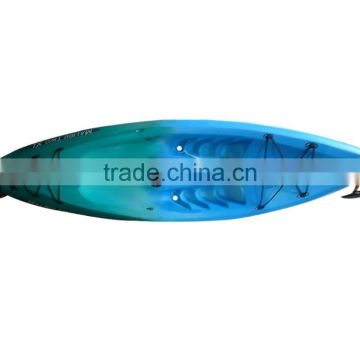 OEM factory wholesale plastic boat, cheap plastic kayak small river fishing boats