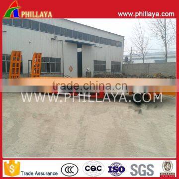 2Axle 3Axle 30T 40T Lowbed Dolly Truck Double Axle Low Flatbed Trailer With Turntable Drawbar photo-4