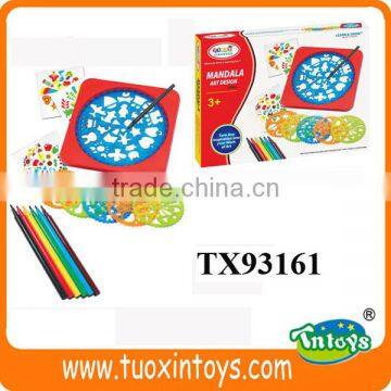 Plastic Kid Flower Drawing Stencil Set photo-6