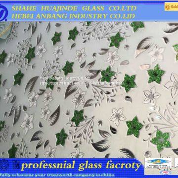Стекло с кислотной травлением и льдинами, декоративное стекло для окон и дверей художественного стиля photo-4