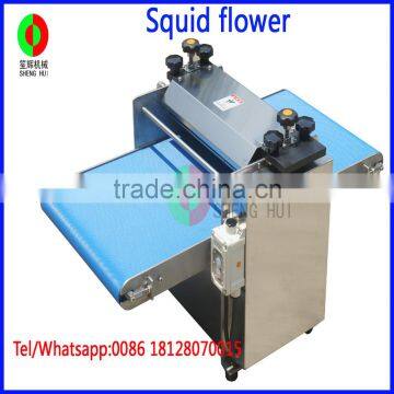 shenghui new product Squid flower cutting machine automatic calamaro cutter fast cutting inkfish cutting machine