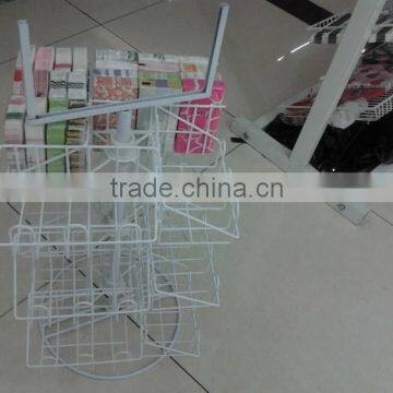 Knock-down Design 4way 3tiers Paper Display Stand