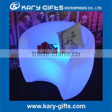 Modern design beautiful arm chair accent hotel table chair with led