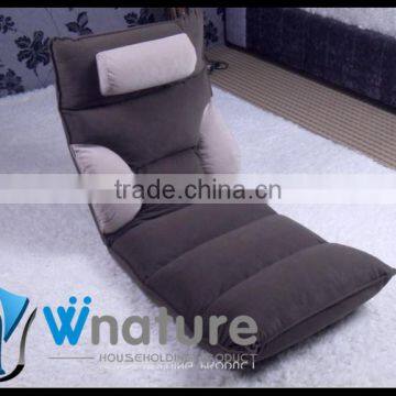 fashion creative suede leisure sofa, high seat leisure sofa chair, leisure modern floor sofa seating