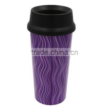 Cheap Coloful Different Types of Coffee Cups With Lid, IML China Custom Plastic Tumbler photo-5