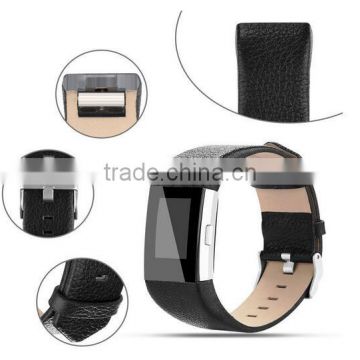 Genuine Leather Replacement Bands for Fitbit Charge 2