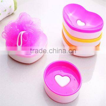 N172 High Quality Plastic Heart Shaped Soap Box photo-3