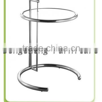 metal material bar furniture Eileen Gray End stainless steel table for sale