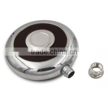 Stainless Steel Hip Flasks Laser Welding Mirror Flask With Cup 5oz photo-4