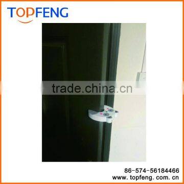 Child Safety No Finger Pinch Foam Door Stopper, Baby Cushiony Finger Hand Safety, Curve Shaped Door Stop Set Of 4 photo-4