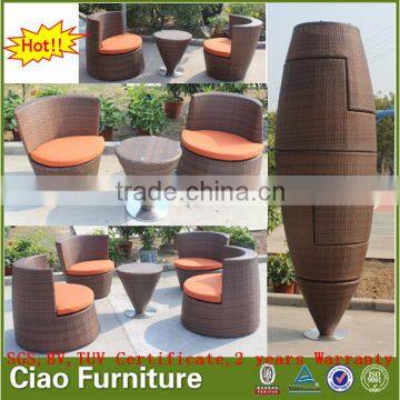 Leisure garden rattan outdoor furniture philippines coffee set