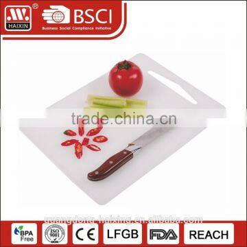 New wholesale and high quality anti-slip pp plastic cutting board for kitchen