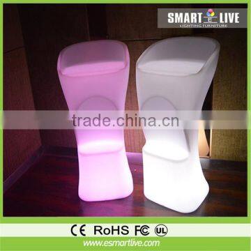 Remote control RGB color changing beautiful led bar stool magic