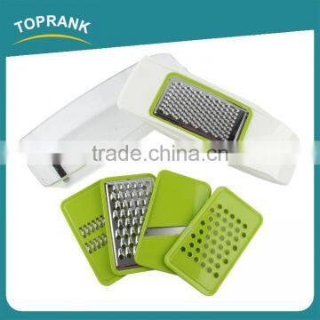 Toprank Professional 5-in-1 Vegetable Peeler Slicer And Grater 5 Interchangeable Blades Mandolin Vegetable Slicer photo-2