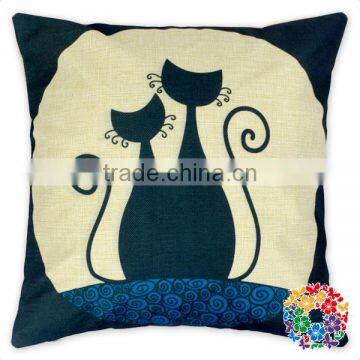 Wholesale Christmas Decorations Cute Digital Print Cartoon Throw Pillow Case photo-3