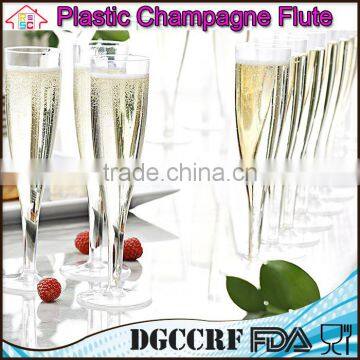 NBRSC Promotional Disposable Hard Plastic Champagne Flutes Party Wine Glasses Cups photo-3