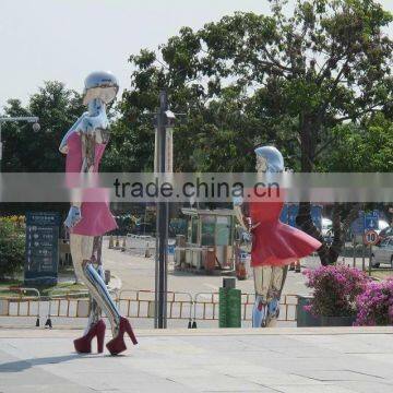 Stainless Steel Life Size Custom Made Souvenir Person Statue Decorations photo-3