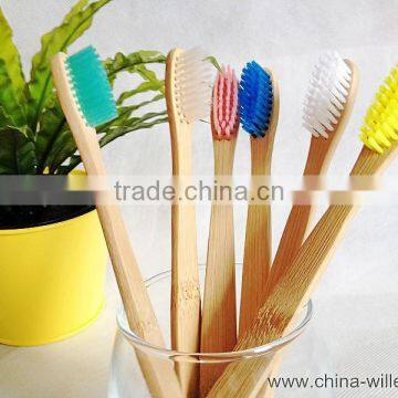 Soft Nylon Bristle Toothbrush With Bamboo Handle photo-6