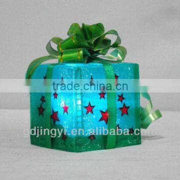 hand craft PVC sheet LED 7 colors changing gift boxes